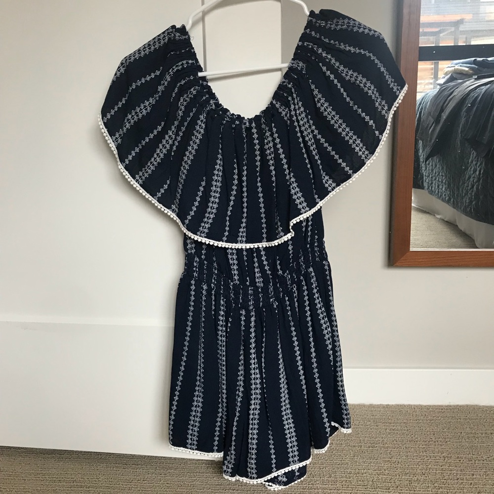 Flounce romper